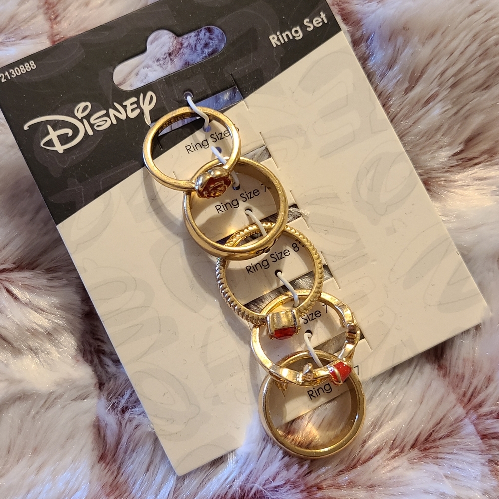 *NEW* Disney Beauty and the Beast Ring Set ✨️